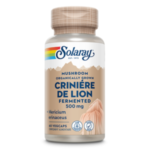 Champignon crinière de lion fermenté 500 mg Solaray 