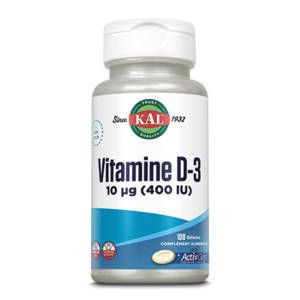 Vitamine D3 10 mcg (400 IU) Solaray 