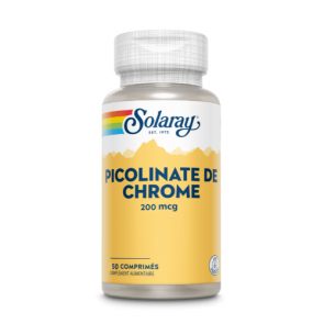 Picolinate de Chrome 200mcg Solaray