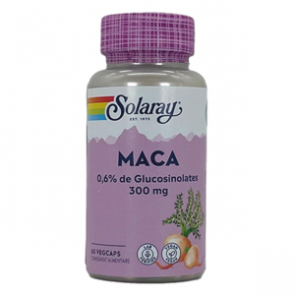 Maca 300mg standardisé à 0,6% de glucosinolates Solaray