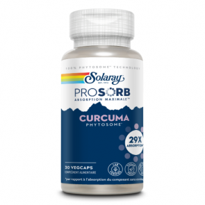 Curcuma - PROSORB Absorption Maximale 500mg Solaray