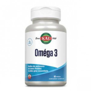 Oméga 3 180mg d'EPA + 120mg de DHA Kal