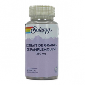 Extrait de graines ou pépins de pamplemousse (EPP) 250mg Solaray