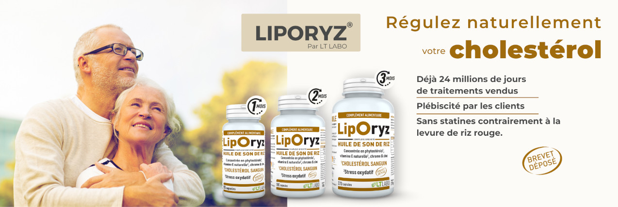 LIPORYZ par LT Labo permet de réguler le cholestérol